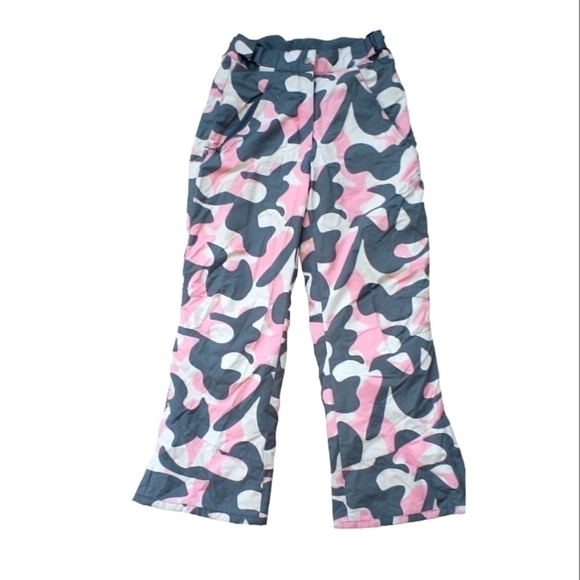 Firefly Camo Ski Snow Pants Pink Gray White Small - Picture 2 of 7